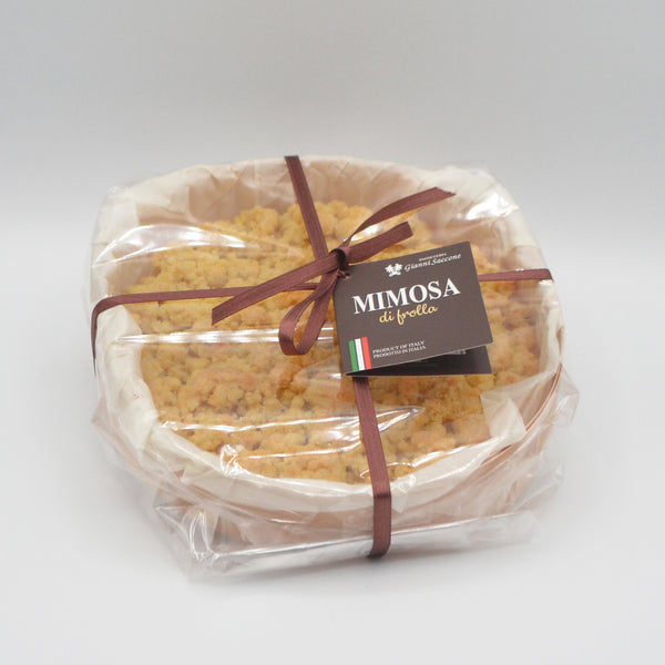 Mimosa di Frolla - Torta di Pasta Frolla veneta con elegante incarto - Pasticceria Gianni Saccone