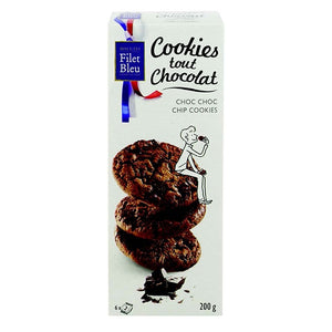 Cookies Tout Chocolat Biscotti al Cioccolato - Filet Bleu 
