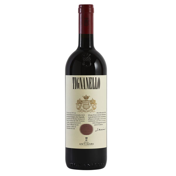 Tignanello Rosso Toscana IGT 2020 di Marchesi Antinori, bottiglia da 0,75l.