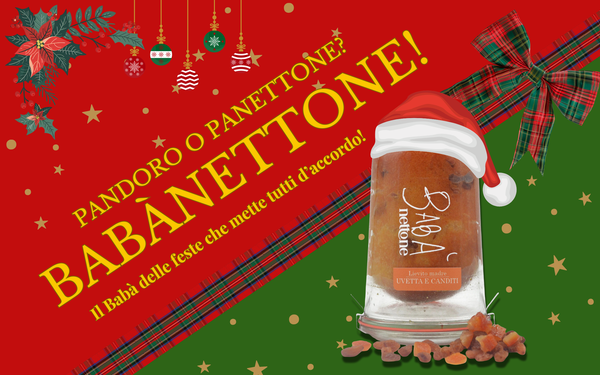 Babànettone, Babà in Vasocottura Uvetta e Canditi - Il babà di Natale, solo da noi!