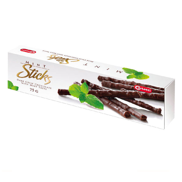 Mint Sticks, Bastoncini di Cioccolato alla Menta - Carletti