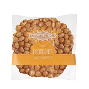 Croccante di Nocciole Artigianale Toscano di Famiglia Desideri, confezione da 150g.