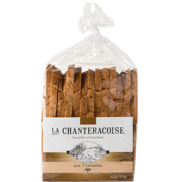 Fette biscottate ai 7 Cereali di La Chanteracoise, confezione da 370g.