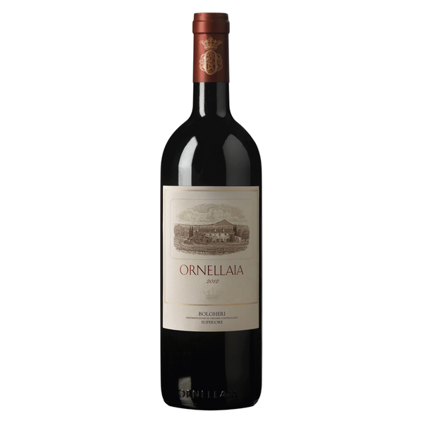 Bolgheri DOC Superiore Rosso "Ornellaia" di Ornellaia, anno 2012. Bottiglia da 0,75l