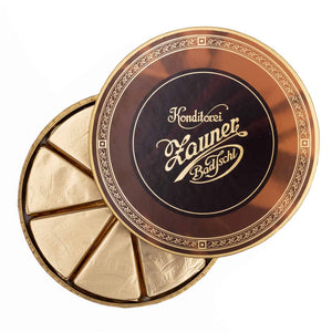 Zauner Tortenecken, Torta a fette con ripieno Zauner Zaunerstollen  - Konditorei Zauner 