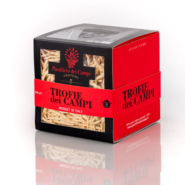 Trofie di Gragnano di Pastificio dei Campi, confezione da 500g.