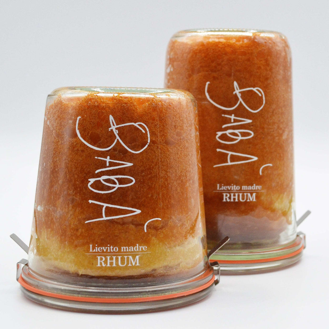 Babà in vasocottura al Rum a lievitazione naturale Artigianale Pasticceria Gianni Saccone