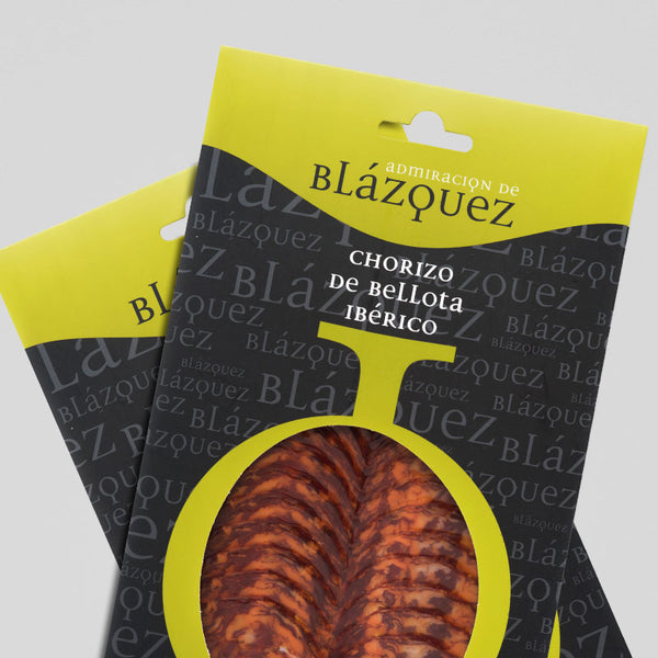 Chorizo De Bellota Admiracion Iberico Preaffettato Gr.100 - Jamones Blazquez 2