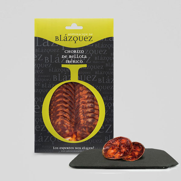 Chorizo De Bellota Admiracion Iberico Preaffettato Gr.100 - Jamones Blazquez