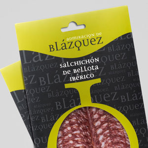 Salsichon De Bellota Admiracion Salame Iberico Preaffettato Gr.100 - Jamones Blazquez 2