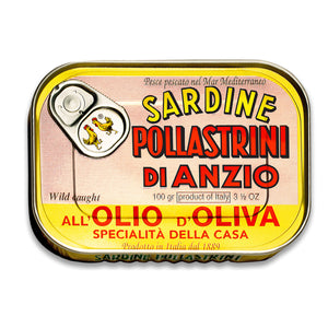 Sardine all'Olio d'Oliva 100g - Pollastrini di Anzio