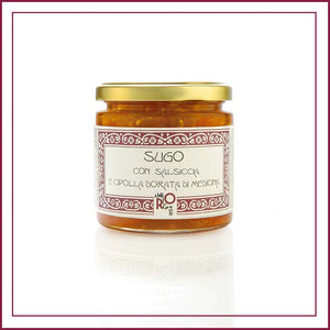 Sugo con Salsiccia e Cipolla dorata di Medicina Gr.200 - La Dispensa di Amerigo