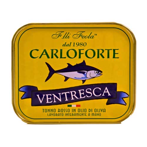 Ventresca di Tonno Rosso di corsa Carloforte Fratelli Feola gr.350